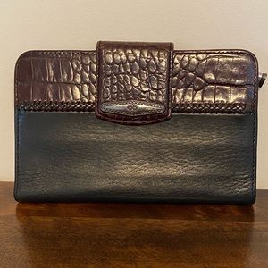 Vintage Brighton checkbook wallet, EUC